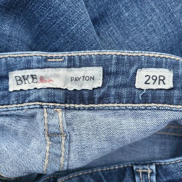 BKE Woman's Payton Bootcut Mid Rise Medium Wash Blue Jeans Size 29R - Picture 3 of 5